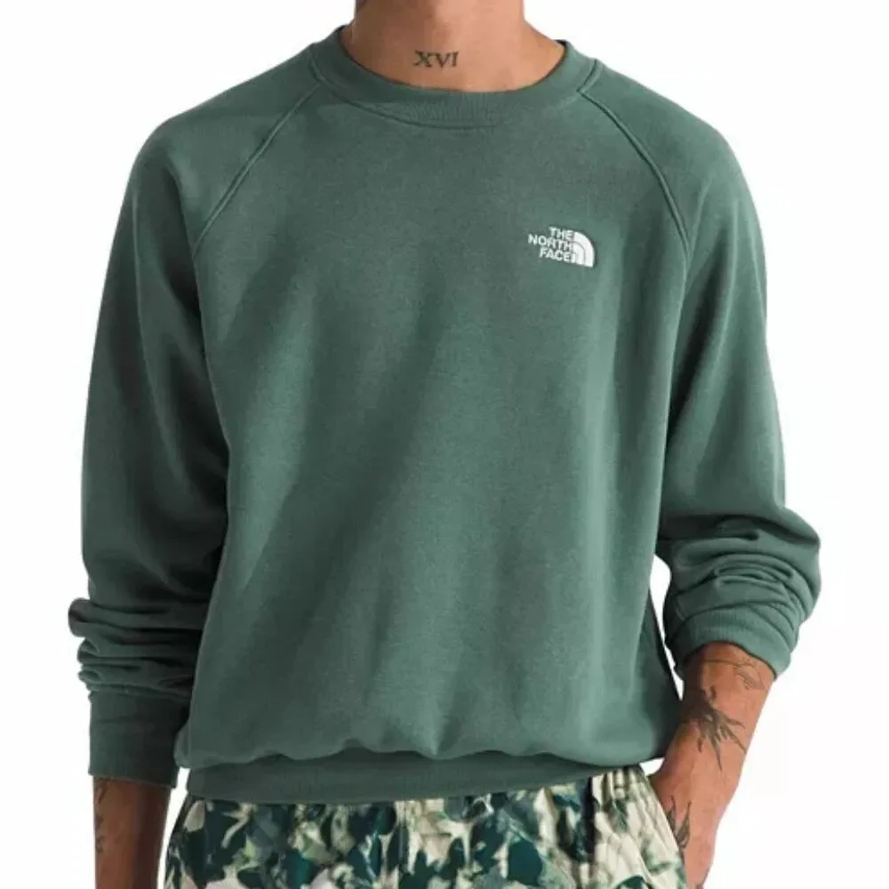 The North Face Men’s Evolution Crew Sweatshirt Green Size Medium Gorpcore